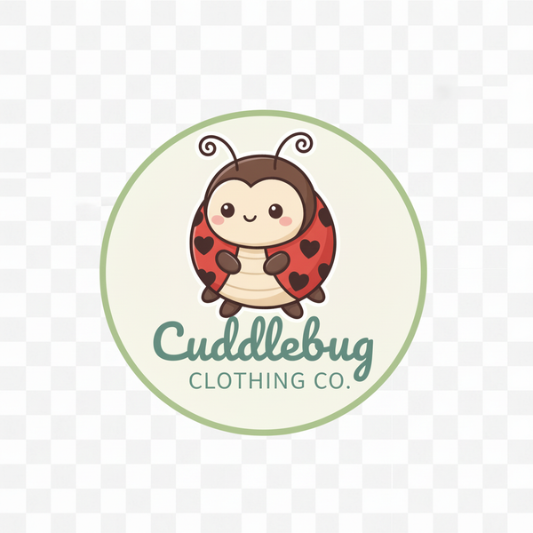 Cuddlebug Clothing Co Logo - Transparent Background